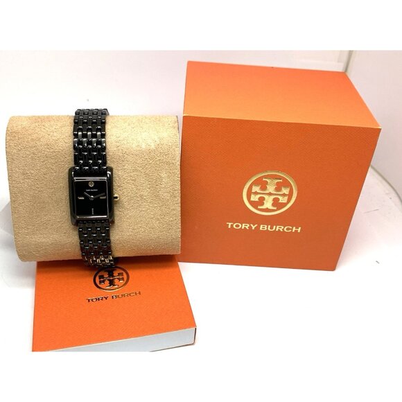 Tory Burch Women\'s Watch TBW1086 Eleanor Quartz Gold Black Dial Stainless Steel main image 5